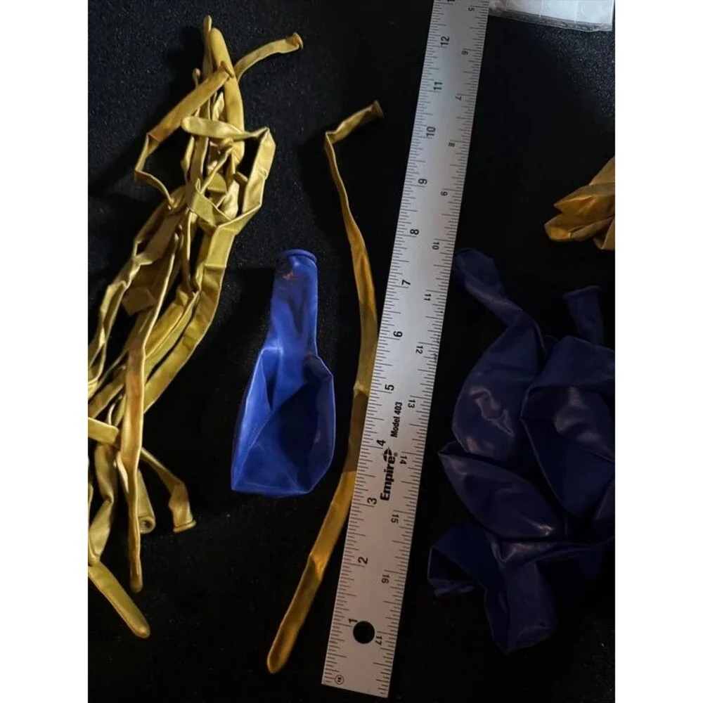 Assorted Red, Royal Blue, Light Blue & Gold-P
